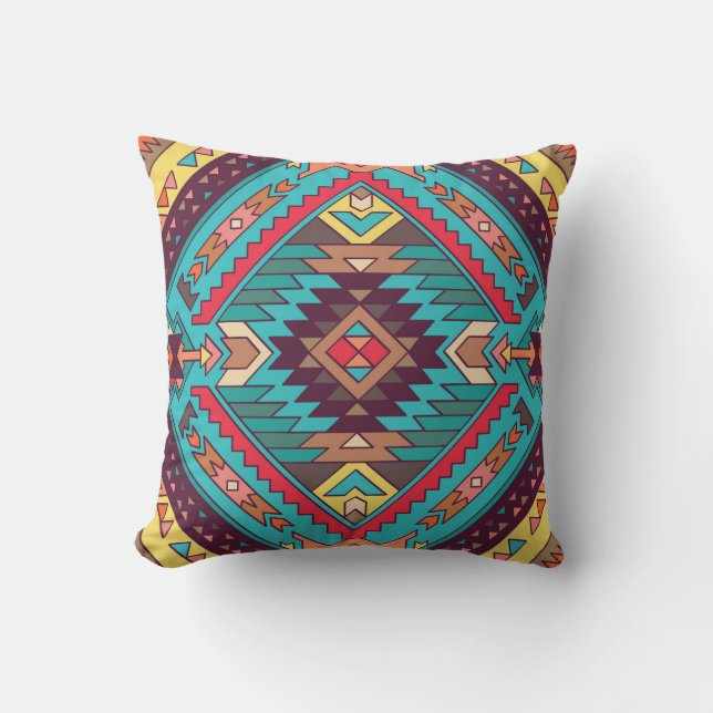 Cojín Decorativo Espíritus Aztecas (Anverso)