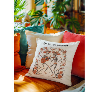 Cojín Decorativo Espíritus mariachi, personalizado