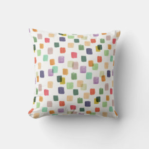 Cojín Decorativo Esplash colorido: Resumen de fondo sin soldadura