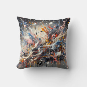 Cojín Decorativo Esplash de color emocional - Pa expresionista abst