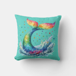 Cojín Decorativo "Espoleta de cola de sirena"