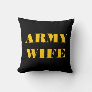 Cojín Decorativo Esposa del Ejército Pillow