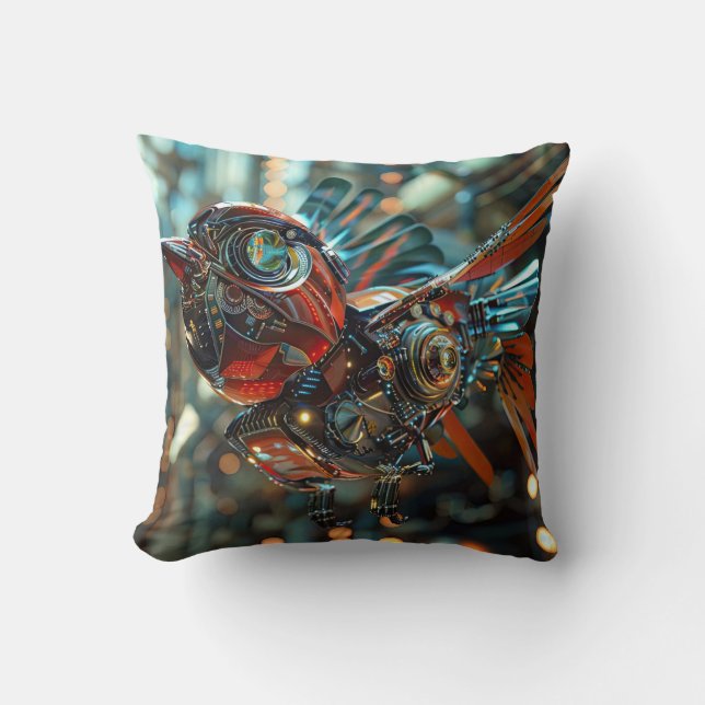 Cojín Decorativo Espuma electrónica superpotente para el futuro (Anverso)