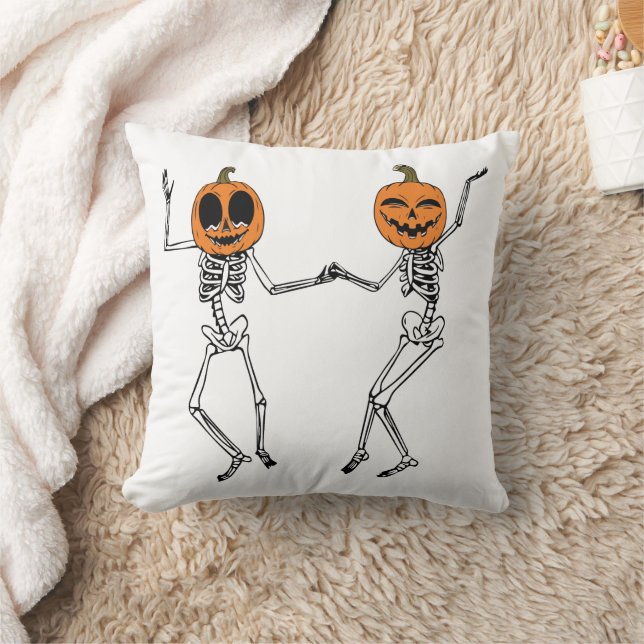 Cojín Decorativo Esqueleto Bailando Halloween  (Manta)