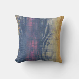Cojín Decorativo Esquema vertical gradiente pincel azul violeta ama