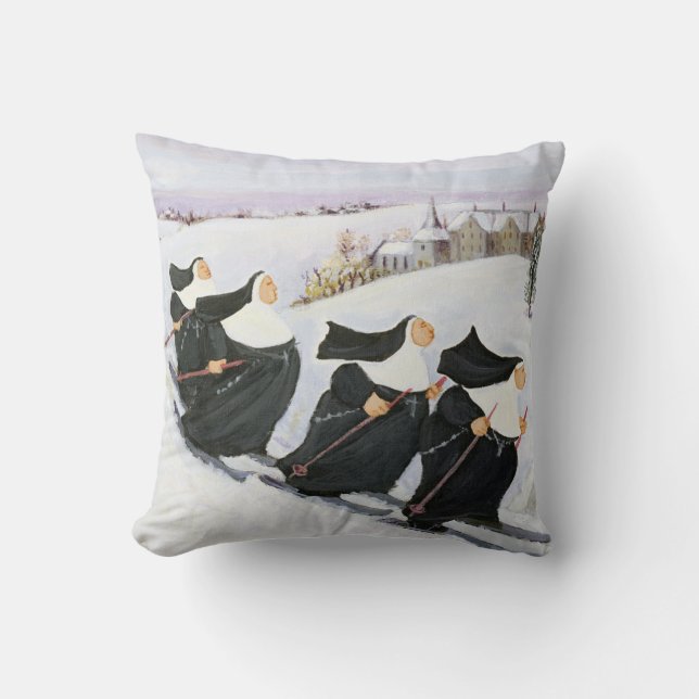 Cojín Decorativo Esquí (Anverso)