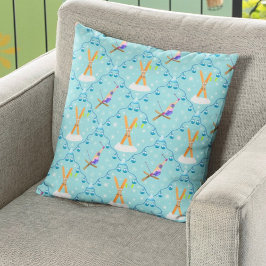 Cojín Decorativo Esquí de invierno Damasco 