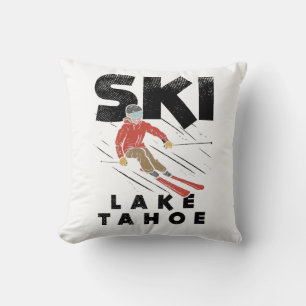 Cojín Decorativo Esquí - Lago Tahoe