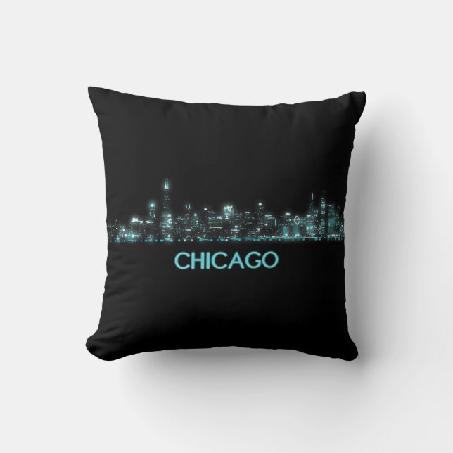 Cojín Decorativo Esquina de Chicago (Anverso)