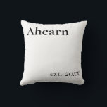 Cojín Decorativo EST. Newly Weds Pillow<br><div class="desc">Upcoming weddings and what to get them.. definitely something sentimental!</div>