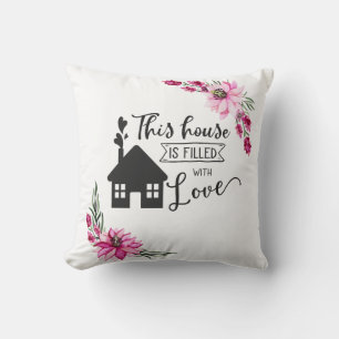 Cojín Decorativo Esta casa está llena de amor