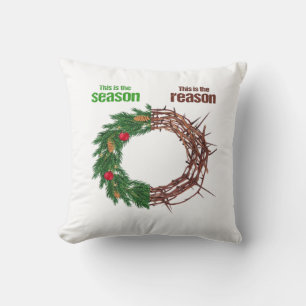 Cojín Decorativo Esta Es La Temporada Esta Es La Navidad Cristiana