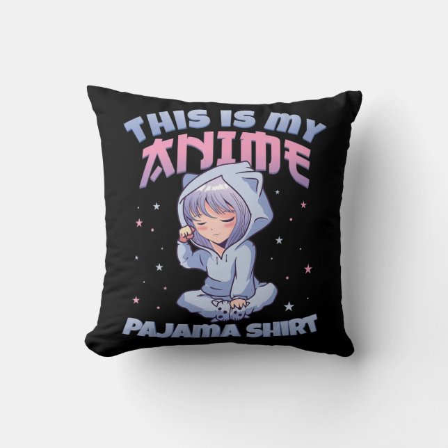 Cojín Decorativo Esta Es Mi Chica Anime Pajama De Mujeres Adolescen (Anverso)