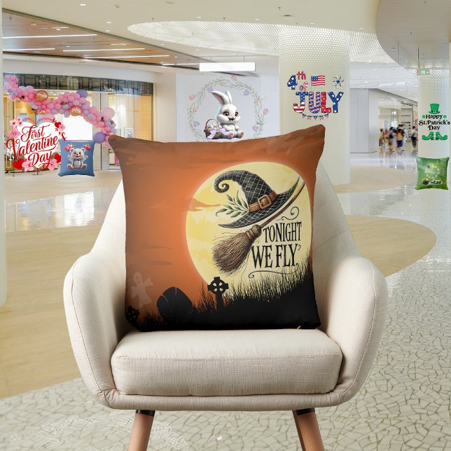 Cojín Decorativo Esta Noche Volamos A Halloween (Subido por el creador)