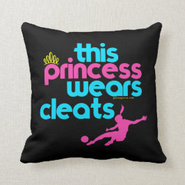 Cojín Decorativo Esta princesa Wears Cleats - Golly chicas