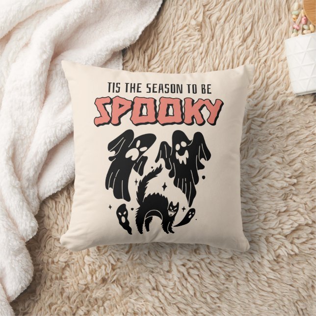 Cojín Decorativo Esta temporada será la espeluznante Halloween (Manta)