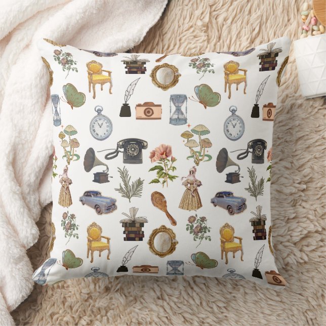 Cojín Decorativo Establecer objetos antiguos y preciosos (Manta)