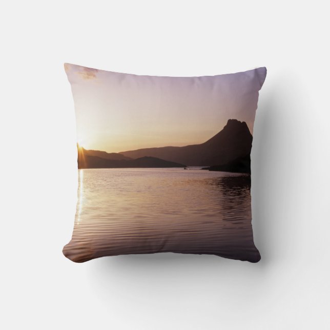 Cojín Decorativo Estac Pollaidh puesta de sol Escocia (Anverso)