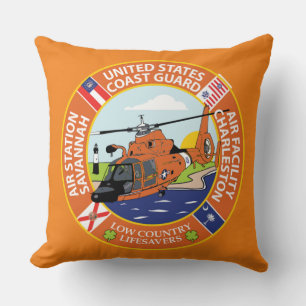 Cojín Decorativo Estación Aérea de Guardacostas Savannah