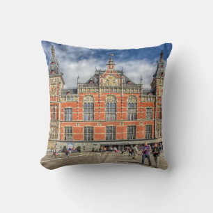 Cojín Decorativo Estación Central, Lugares de Ámsterdam