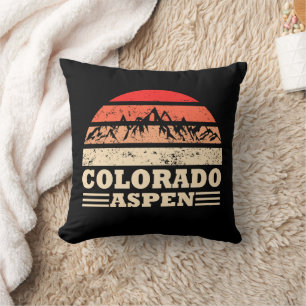 Cojín Decorativo Estación de Esquí Aspen Colorado