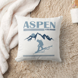 Cojín Decorativo Estación de esquí Colorado Aspen
