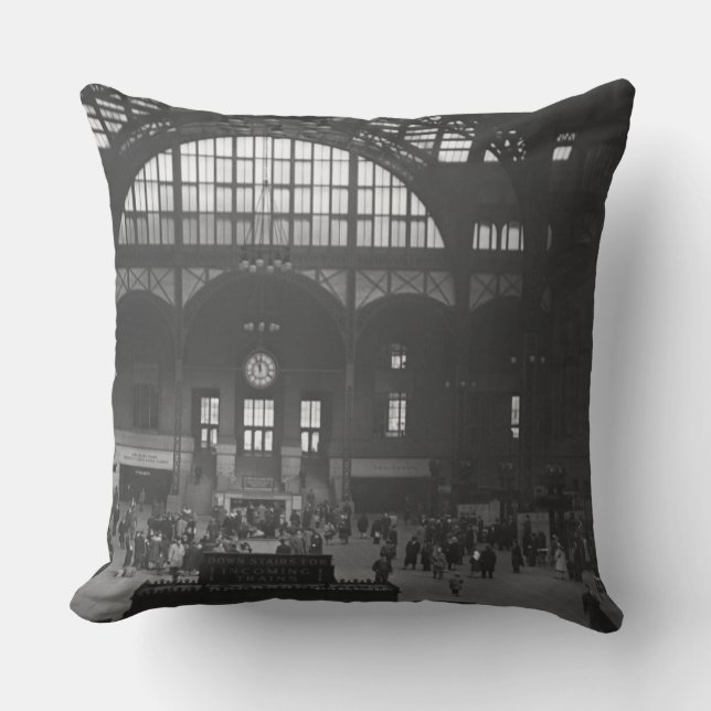 Cojín Decorativo Estación de ferrocarril (Anverso)