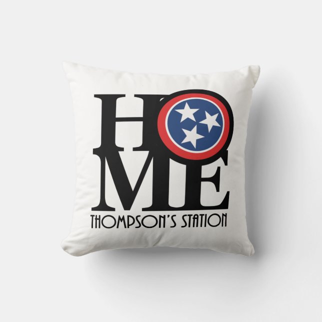 Cojín Decorativo Estación de Thompson HOME (Anverso)