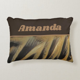 Cojín Decorativo Estadísticas de Nacimiento de Bebé Memento Pluma d