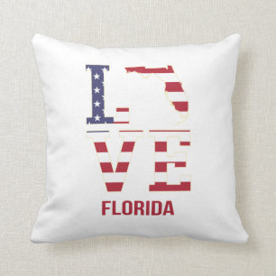 Cojín Decorativo Estado de Florida Estados Unidos