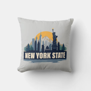 Cojín Decorativo Estado de Nueva York, Estados Unidos de América