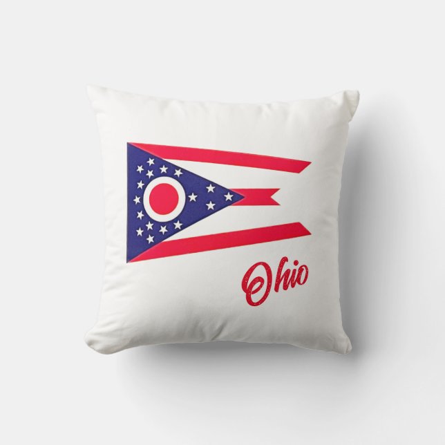 Cojín decorativo Estado de Ohio (Anverso)