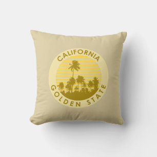 Cojín Decorativo Estado dorado de California