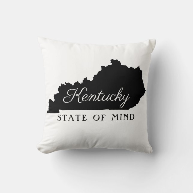 Cojín Decorativo Estado mental de Kentucky (Anverso)