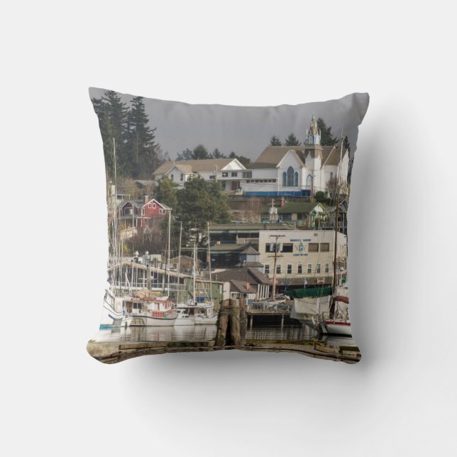 Cojín Decorativo Estados Unidos, Wa, Península de Kitsap. Ciudad es (Anverso)