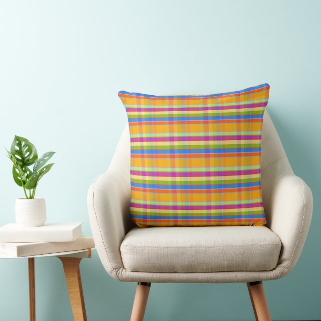 Cojín Decorativo Estallido de Plaid SXB (Silla)