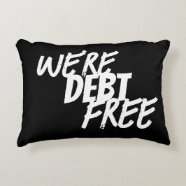 Cojín Decorativo Estamos libres de deudas