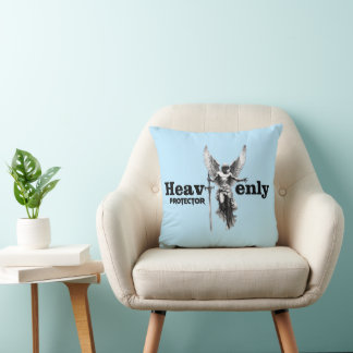 Cojín Decorativo Estampa Anjo - Heavenly Protector - Almofada