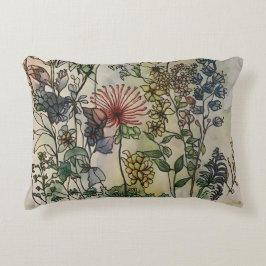 Cojín Decorativo Estampa de flor silvestre