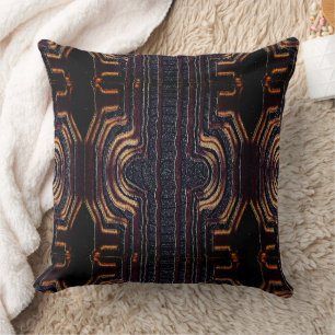 Cojín Decorativo Estampa de Motivo Tribal Afrocentrico