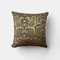 Estampa de piel de serpiente moderna glamour dorad