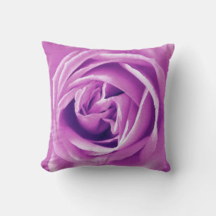 Cojín Decorativo Estampa de rosa lavanda
