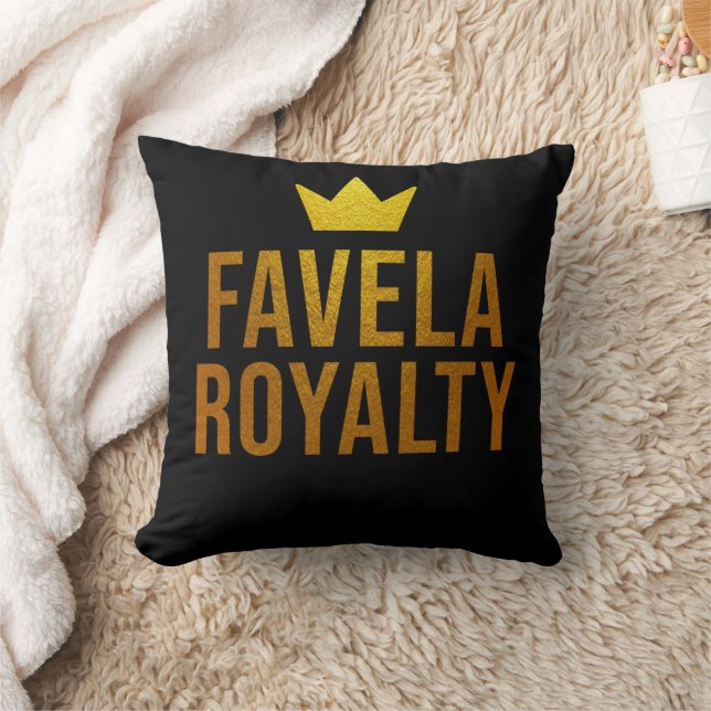 Cojín Decorativo Estampa Hip Hop - Favela Royalty -  (Manta)