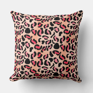 Cojín Decorativo Estampado Animal de Patrón de Leopardo Moderno