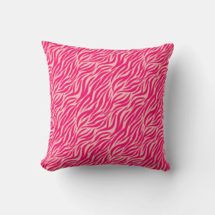 Cojín Decorativo Estampado Animal Rosa Tigre