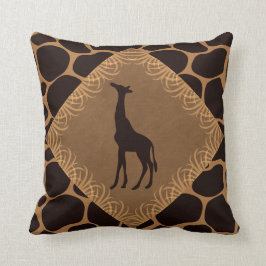 Cojín Decorativo Estampado de animales con la jirafa