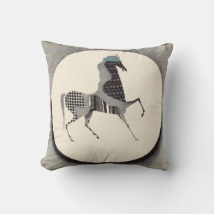 Cojín Decorativo estampado de caballo patchwork