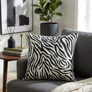 Cojín Decorativo Estampado de cebra