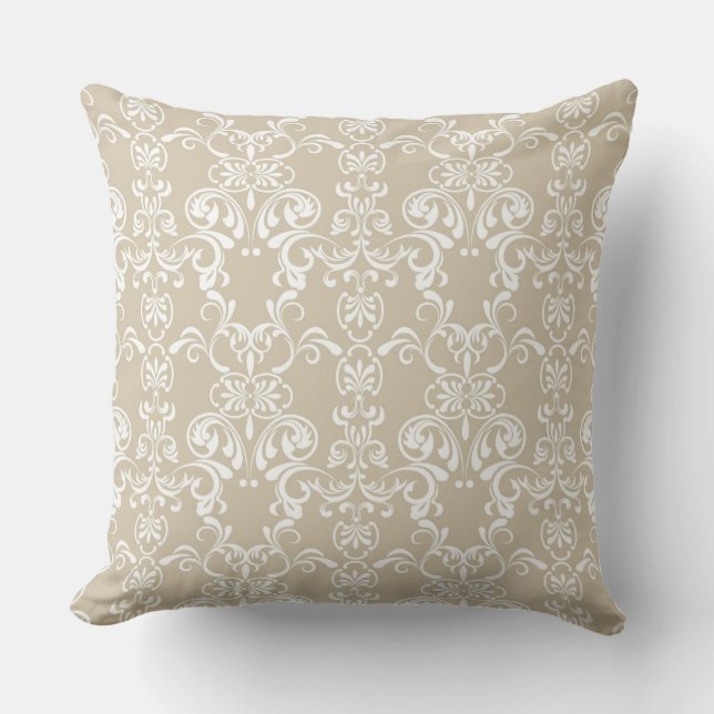 Cojín Decorativo Estampado de flores (Anverso)