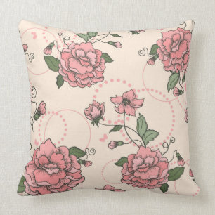 Cojín Decorativo Estampado de flores 5